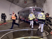  Exercice avec une cinquantaine de victimes dans un tunnel de la rocade de Dijon