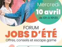 A Chalon sur Saône, le forum des jobs d'été vous attend le 10 avril 