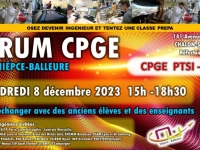 Le forum CPGE du lycée Niepce-Balleure se déroule ce vendredi après-midi 