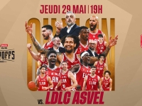 BASKET (Betclic Elite) : ELAN CHALON - ASVEL - Match retour ce jeudi soir au Colisée à guichets fermés - Vincent Bergeret fait le point à quelques heures avant le match 