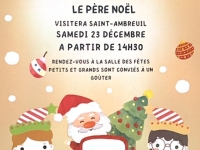 Le Père Noël attendu à Saint-Ambreuil ce samedi 