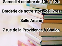 L'association Ariane annonce sa grande braderie de livres 