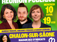 ELECTIONS EUROPEENNES - LFI donne rendez-vous à Chalon pour une réunion publique 