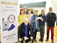 Le Rotary Chalon Saint-Vincent fait un don de 500 € à PEL’MEL