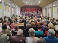 Une salle presque trop petite pour Concert de l’orchestre d’harmonie Saint-Rémy / Les Charreaux.