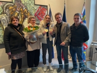 Léna Grandveau, Championne du Monde de Handball, honorée par la ville de Beaune 