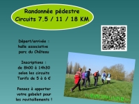 Le dimanche 13 avril 2025 le LACC organisera la 19ème édition de la randonnée pédestre et VTT « La Bressane » à Châtenoy-en-Bresse.