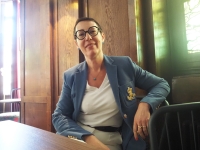 MUNICIPALES - Brigitte Mortier-Krasnicki se revendique comme la "candidate de l'anti-pagaille, de l'ordre dans la rue et dans les comptes publics"