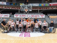 Les voeux de l'équipe de basket fauteuil de l'Elan Chalon 