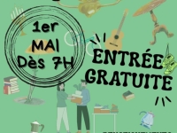La grande foire aux puces du 1er mai de Saint Léger sur Dheune