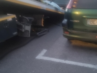 Choc routier dans l'hypercentre de Mercurey ce samedi matin 