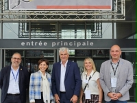Visite amicale du Président du département de Saône et Loire au salon annuel organisé par la CPME 71 