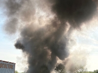 Incendie spectaculaire chez Chapey Paysagiste à Blanzy 