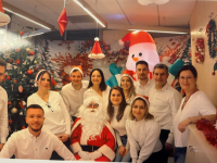 La magie de Noël a envahi le Crédit Mutuel de Chalon-sur-Saône