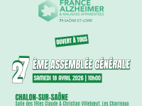France Alzheimer Saône-et-Loire organise sa 27ème Assemblée Générale