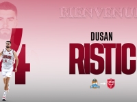 ELAN CHALON - L'intérieur Serbe Dusan Ristic, nouvelle recrue de l'Elan Chalon