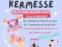Kermesse et jeux géants le 13 juin à Mercurey 