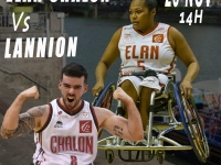BASKET FAUTEUIL - Championnat de France Elite - L'Elan Chalon reçoit Lannion ce samedi 