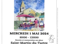 Saint-Martin du Tartre accueille son marché aux fleurs et plants de légumes le 1er mai 