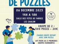 Participez au grand concours de puzzles organisé par l’Association des Parents d’Élèves de l’école de Farges-lès-Chalon !
