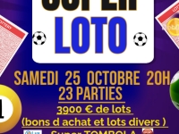 Le super loto de l'AS Lux annoncé le samedi 25 octobre 