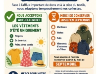 Dons de vêtements - Face à l'afflux, Emmaüs Chalon adapte ses collectes