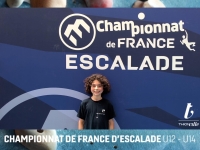 Très belle prestation de Martin Desroche ce week-end aux championnats de France d’escalade des moins de 12 ans à Thionville.