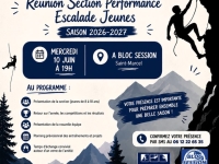 Venez à la rencontre de la section performance Escalade Jeunes du CAF Chalon 