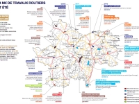 Le conseil départemental va réaliser 13,2 millions d'euros sur les routes cet été