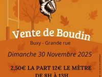 Le rugby vétérans de Buxy organise une vente de boudin le 30 novembre