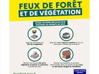 Feux de forêts : niveau de danger élevé sur le Centre-Ouest et le Sud du pays