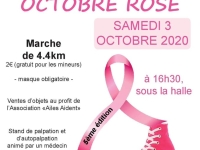 OCTOBRE ROSE - Rendez-vous ce samedi pour un départ à 16H30 sous la halle de Fragnes/La Loyère 