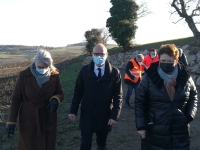 Les talus de la RD 69 ont été confortés à Moroges