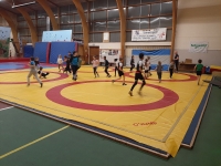 Rassemblement départemental de lutte au gymnase Steeve et Christophe Guénot