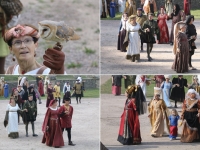 Rapaces, cortège et danses médiévales pour clore le Festival d'Augustodunum à Autun