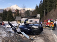 Un bilan miraculeux pour un hélicoptère qui s'est écrasé au décollage en Haute-Savoie