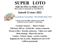 Loto ce samedi au profit de l'association des Etoiles pour Noa