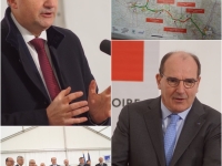 André Accary a accueilli Jean Castex sur la RCEA avec la fin du tunnel en ligne de mire...
