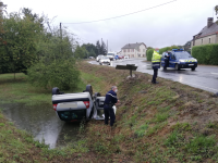 Violente sortie de route au Guide de Marloux 