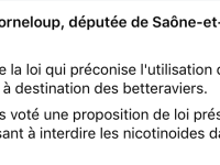 Quand une députée de Saône et Loire se félicite d'avoir voté une loi ... alors qu'elle n'était pas élue...  