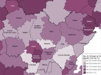 Le taux de chômage a fortement rebondi au troisième trimestre 2020 en Bourgogne-Franche Comté