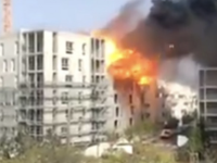 Explosions et incendie sur un chantier près de Lyon