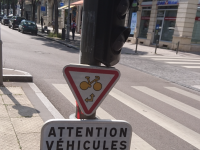 Petit message d'un cycliste chalonnais à une automobiliste chalonnaise 