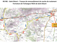 Des perturbations à prévoir cette semaine dans le secteur RCEA/Saint Désert