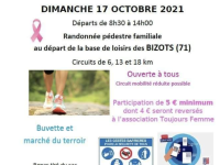 La Marche Agri'Rose annoncée aux Bizots le 17 octobre 