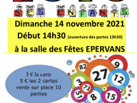 Un loto spécial enfants annoncé à Epervans 