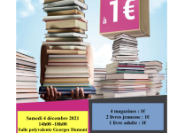 BiBliobraderie à Lux dans le cadre de l'édition 2021 du Téléthon