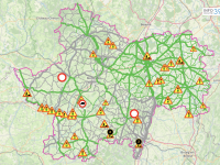 Conditions de circulation normales sur les routes de Saône et Loire 