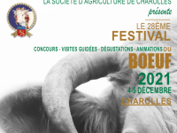La 28e Edition du Festival du Boeuf de Charolles a bien lieu... mais à huis clos !