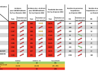 COVID 19 - Tous les indicateurs sanitaires repassent en rouge en Saône et Loire 